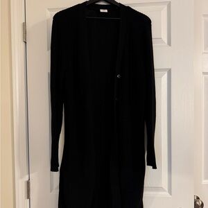 Cabi Madison Black Long Cardigan